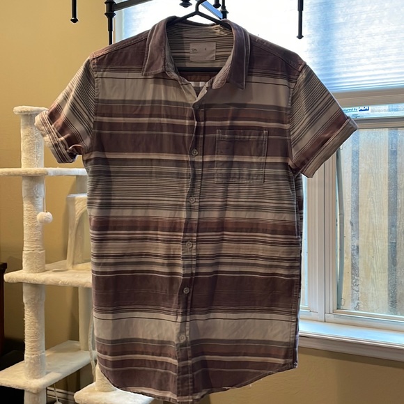 PacSun Size S On The Byas Short Sleeve Button Down - Picture 5 of 5